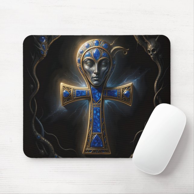 Ankh Symbol Meaning - Key of Life´3 Mouse Mat (With Mouse)
