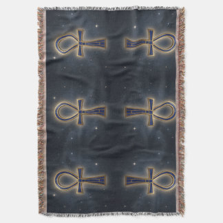 Ankh Symbol Meaning – Key of Life´7 Throw Blanket