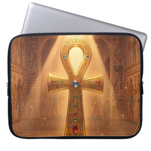 Ankh Symbol Meaning – Key of Life Laptop Sleeve