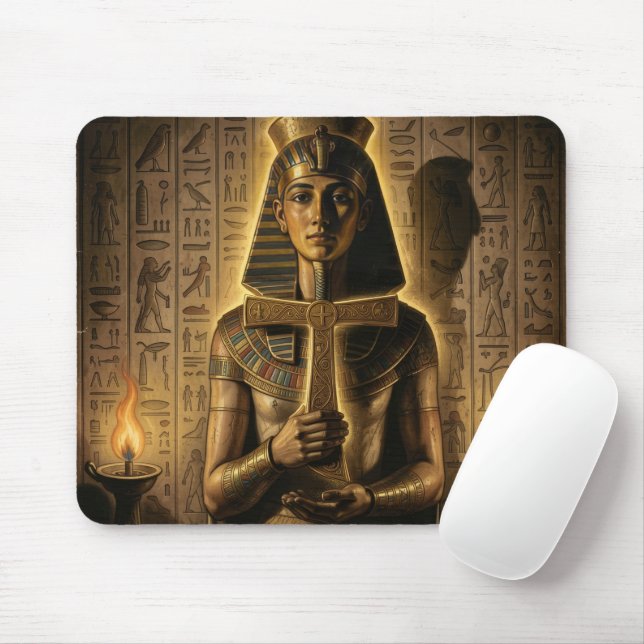 Ankh Symbol Meaning – Key of Life Mouse Mat (With Mouse)
