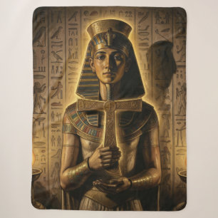 Ankh Symbol Meaning – Key of Life Sherpa Blanket