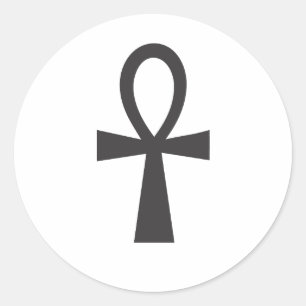 Ankh Symbol of Life Classic Round Sticker