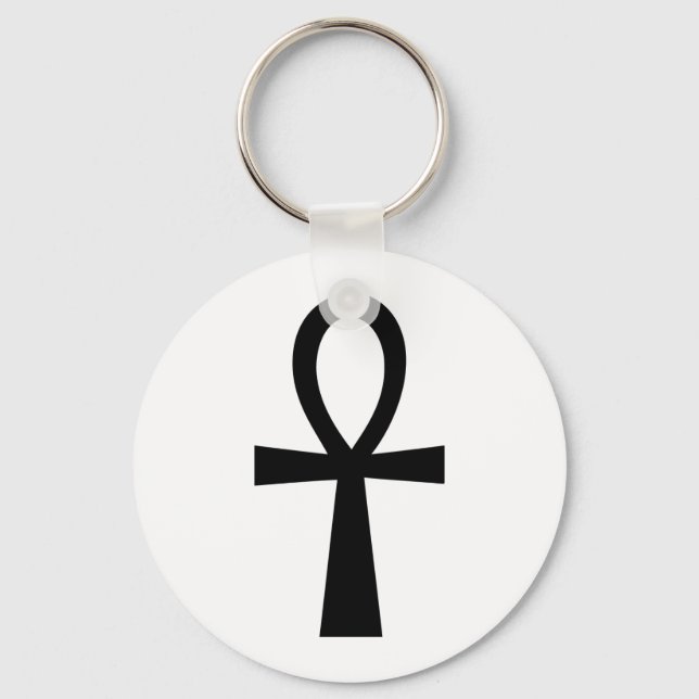 Ankh Symbol: Vector Art: Key Ring (Front)