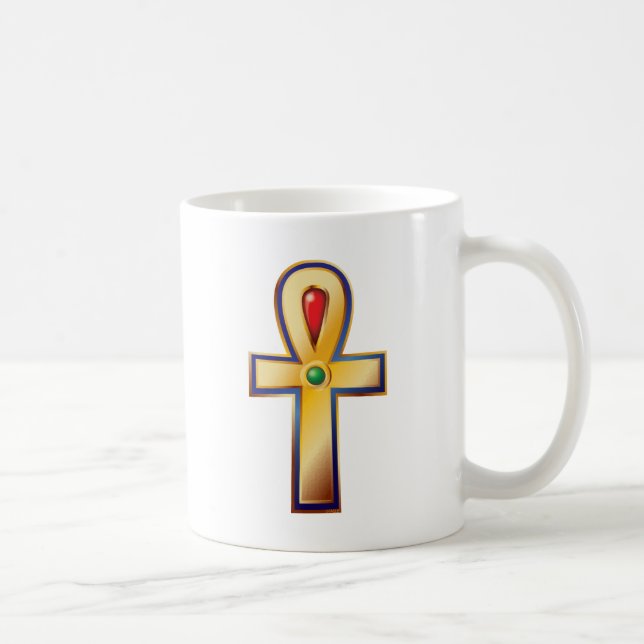 Ankh- The Ancient Egyptian Symbol of Life Coffee Mug (Right)