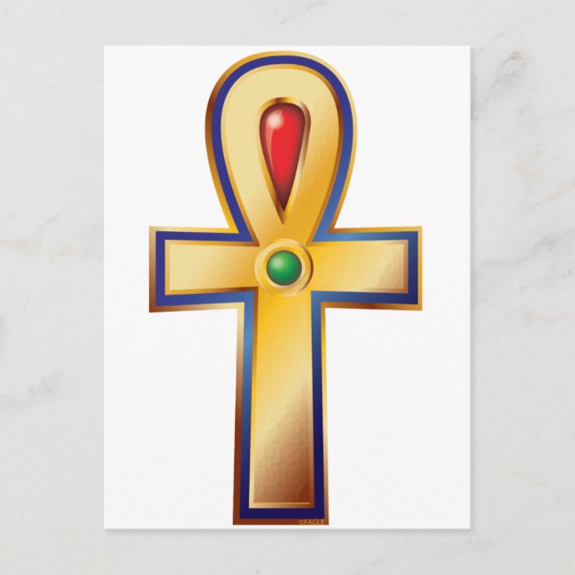 Ankh- The Ancient Egyptian Symbol of Life Postcard (Front)