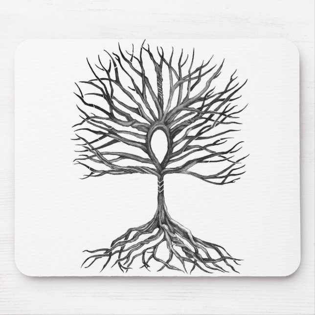 Ankh  Tree of LIfe Design Mouse Mat (Front)
