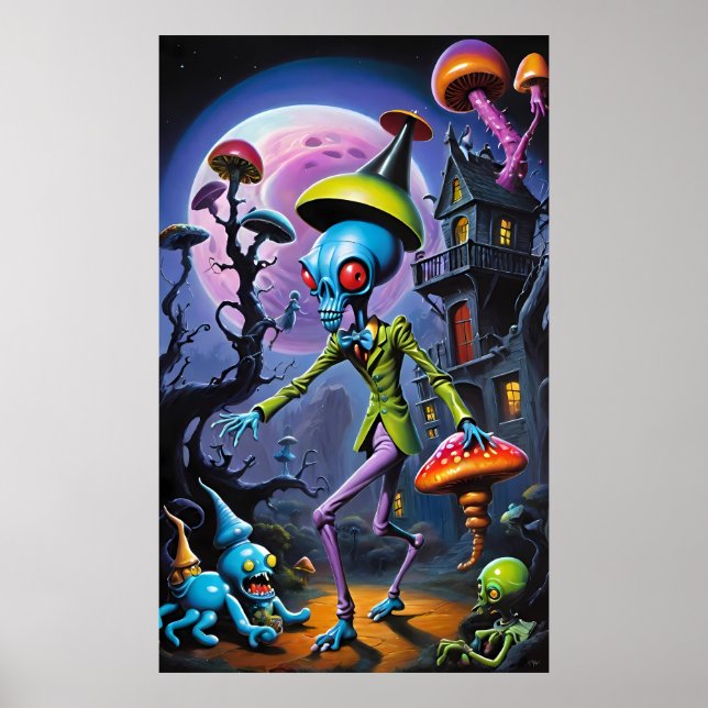 Ankle-Biter in Shroom Town Fantasy Poster (Front)