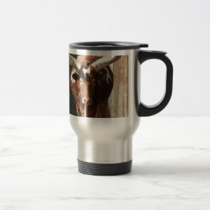 Ankole-Watusi Steer Travel Mug