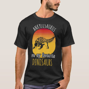 Ankylosaurus are my favourite dinosaurs Vintage Di T-Shirt