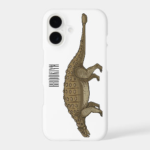 Ankylosaurus cartoon illustration