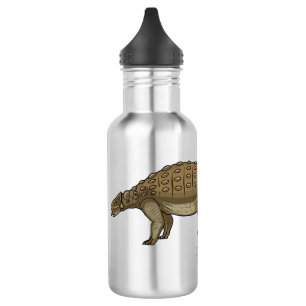 Ankylosaurus cartoon illustration 532 ml water bottle