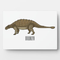 Ankylosaurus cartoon illustration