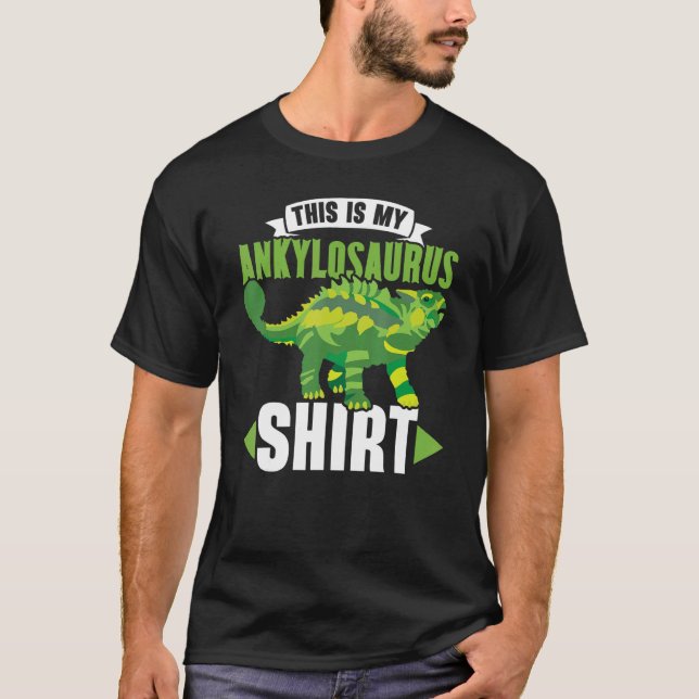 Ankylosaurus Future Paleontologist Dinosaur  T-Shirt (Front)