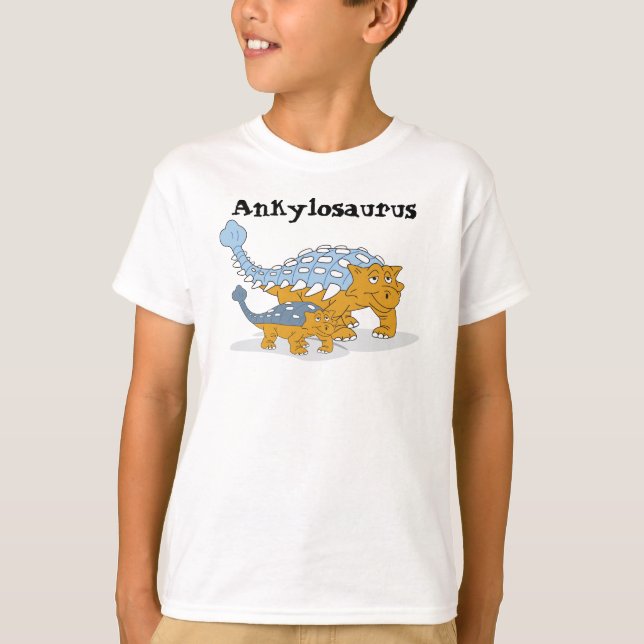 Ankylosaurus kids shirt. T-Shirt (Front)