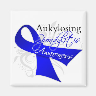 Ankylosing Spondylitis Awareness Ribbon Magnet