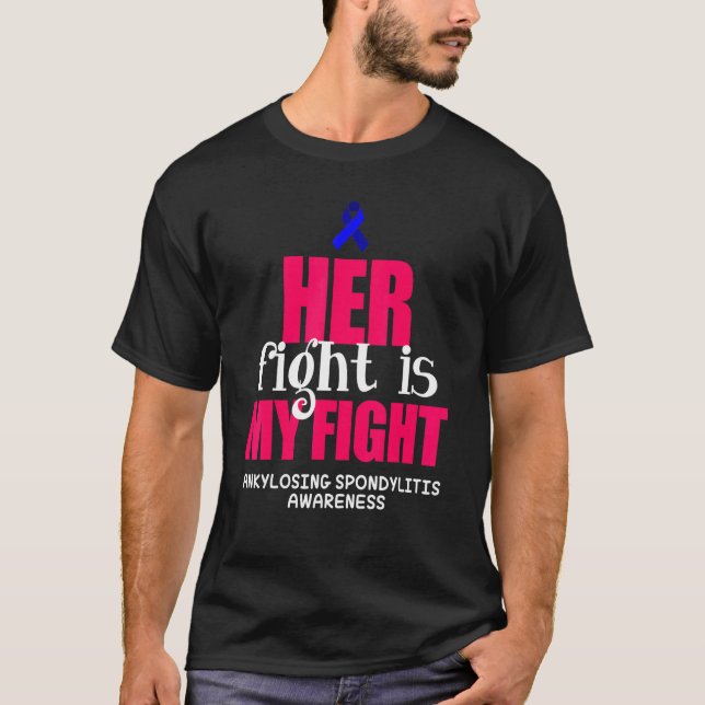 Ankylosing Spondylitis Survivor Hero Bechterew War T-Shirt (Front)