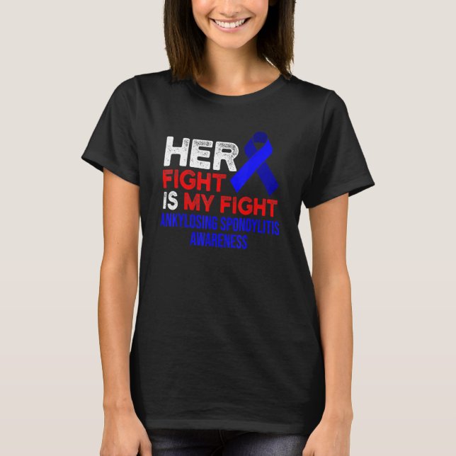Ankylosing Spondylitis Survivor Hero Bechterew War T-Shirt (Front)