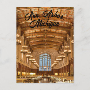 Ann Arbor, Michigan Postcard