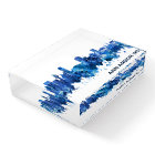 Ann Arbor Michigan Skyline Blue