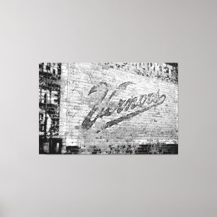 Ann Arbor Michigan Vernors Old Brick Wall Canvas Print