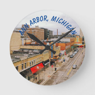 Ann Arbor, Michigan Wall Clock