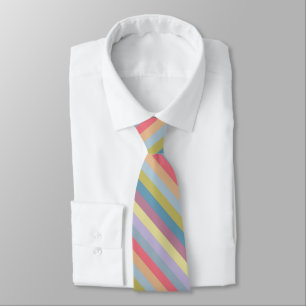 Ann Arbor Pastel Chalk Stripes Tie
