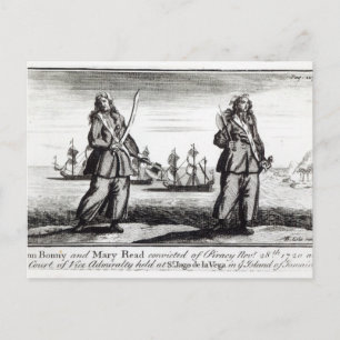 Ann Bonny and Mary Postcard