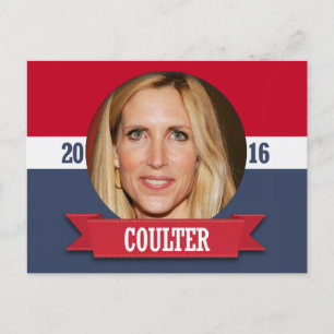 ANN COULTER 2016 POSTCARD