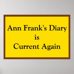 Ann Frank's Diary Current Poster