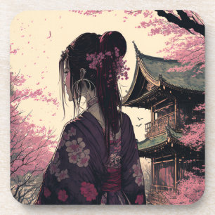 Ann Japan - Harte Plastikuntersetzer Coaster