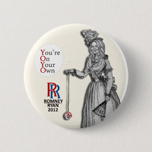 Ann Romney: YOYO 6 Cm Round Badge