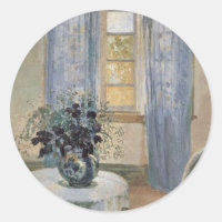 Anna Ancher's Blue Clematis in the Artist's Studio