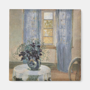 Anna Ancher's Blue Clematis in the Artist's Studio Magnet