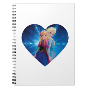 Anna and Elsa Frozen Notebook