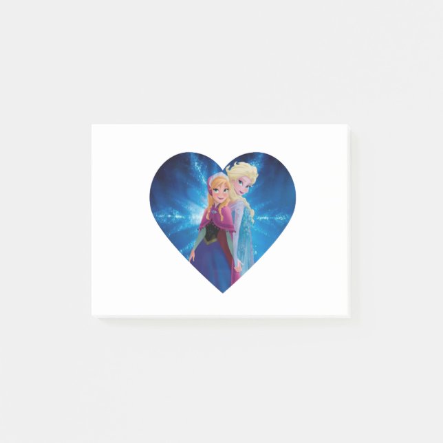 Anna and Elsa Frozen Post-it Notes (Front)