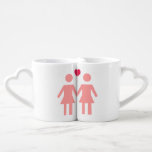 "Anna and Eve" lovers' mug<br><div class="desc">Customise with your own names,  pronouns,  or terms of endearment.</div>