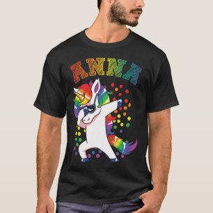 Anna Dabbing Unicorn T-Shirt