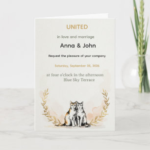 Anna & John – UNITED in Love and Marriage Card