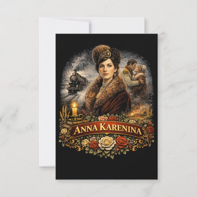 Anna Karenina Thank You Card (Front)