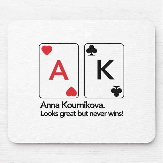 Anna Kournikova / Ace King Mouse Mat (Front)