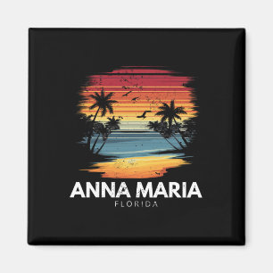 Anna Maria Beach Florida Surfboard Surfing Vintage Magnet