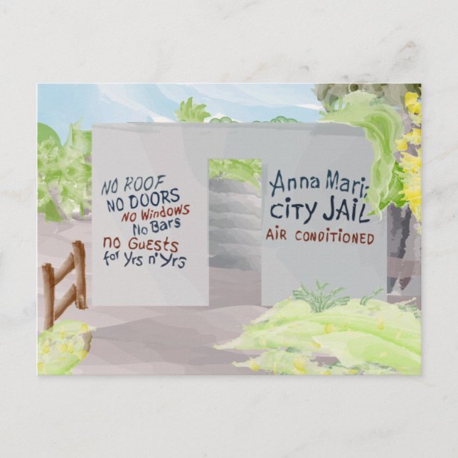 Anna Maria City Jail Postcard (Front)