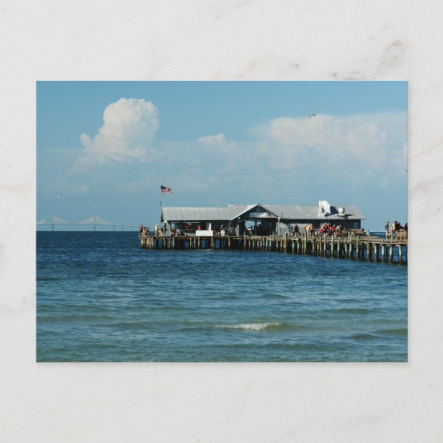 Anna Maria City Pier Postcard (Front)
