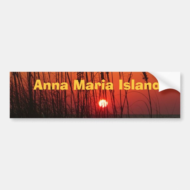 Anna Maria Island Bumper Sticker (Front)