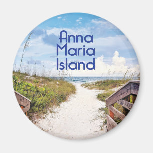Anna Maria Island Florida Beach entrance photo Magnet