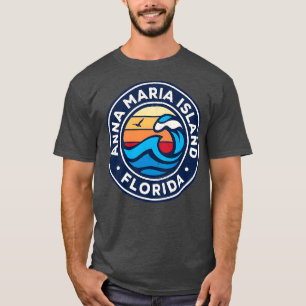 Anna Maria Island Florida Fl Nautical Waves TShirt