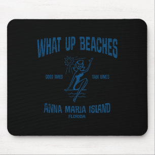 Anna Maria Island Florida Funny Vintage Beaches Te Mouse Mat