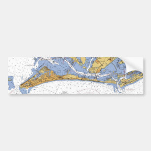 Anna Maria Island Florida Nautical Chart sticker