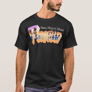 Anna Maria Island Florida Retro Sunset Vacation Gi T-Shirt