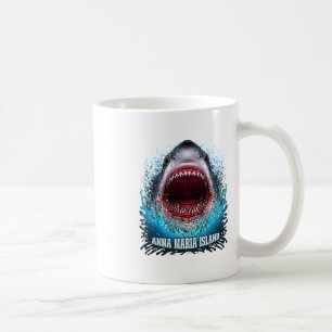 Anna Maria Island Florida Vacation Great White Sha Coffee Mug